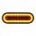 24 LED 6" Oval Mirage Light (Turn Signal) - Amber LED/Clear Lens