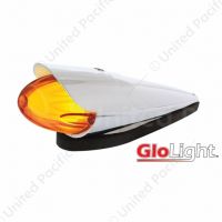 9 LED Dual Function GloLight Watermelon Grakon 1000 Style Cab Light Kit With Visor - Amber LED/Amber