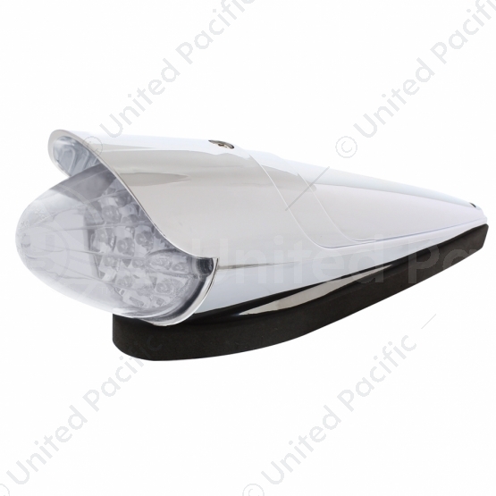 19 LED Reflector Grakon 1000 Cab Light Kit With Visor - Amber LED/Clear Lens