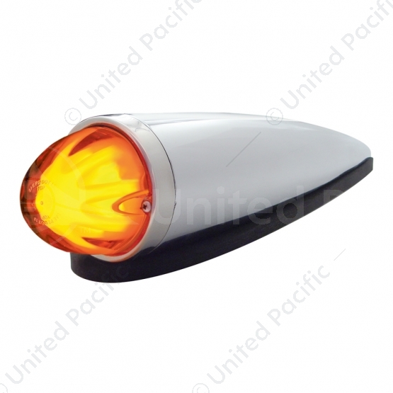 9 LED Dual Function GloLight Watermelon Cab Light Kit - Amber LED/Amber Lens