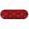 10 LED Oval Light (Stop, Turn & Tail) - Red LED/Red Lens (Bulk)