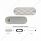 10 LED 6" Oval Utility Light Kit - White LED/Clear Lens