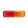 6 LED Rectangular Fender Mount Light (Clearance/Marker) With Amber & Red Lens, And Black Bracket (Bu