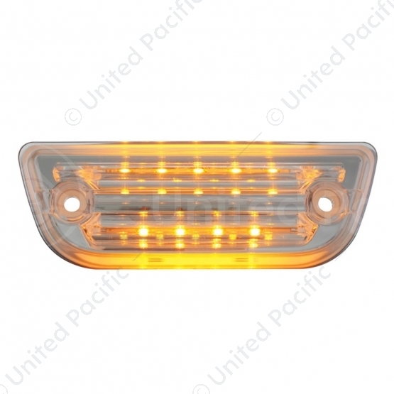 9 LED Cab Light For Peterbilt 579 & Kenworth T680/T770/T880 - Amber LED/Clear Lens