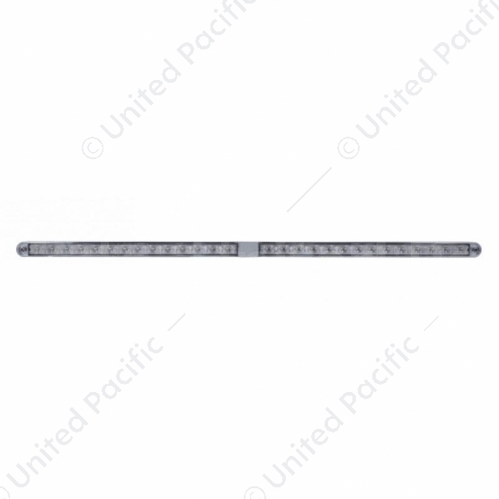 Dual 14 LED 12" Light Bars With Bezel - Red LED/Clear Lens