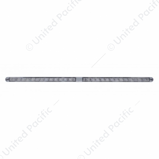 Dual 14 LED 12" Light Bars With Bezel - White LED/Clear Lens