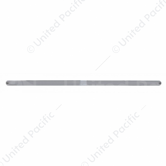 Dual 14 LED 12" Light Bars With Bezel - Red LED/Chrome Lens