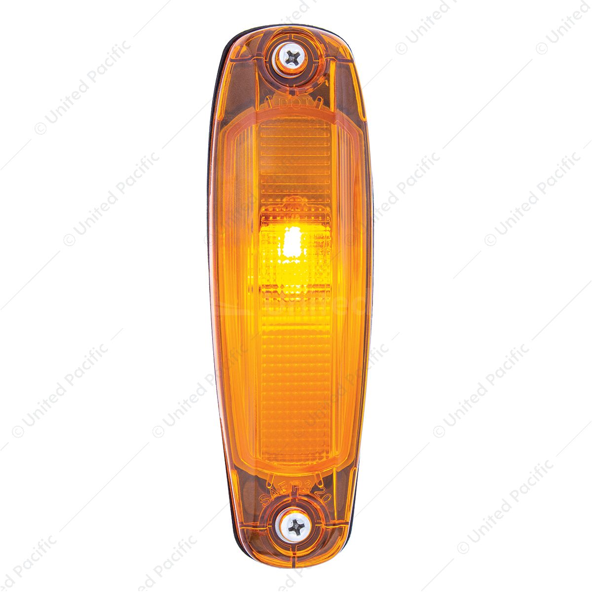 2 LED Cab Light For 2018-2026 Freightliner Cascadia - Amber LED/Amber Lens