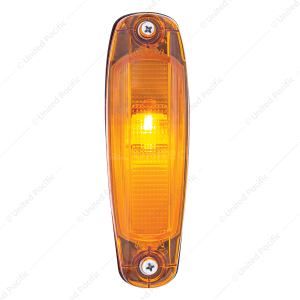 2 LED Cab Light For 2018-2025 Freightliner Cascadia - Amber LED/Amber Lens