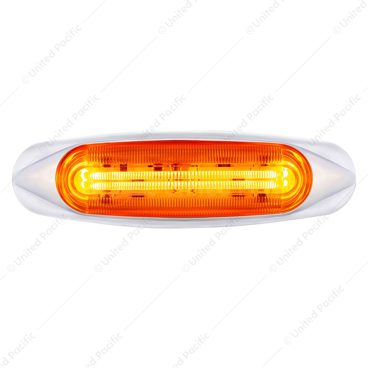 4 LED LIGHTTRACK Light (Clearance/Marker) - Amber LED/Amber Lens