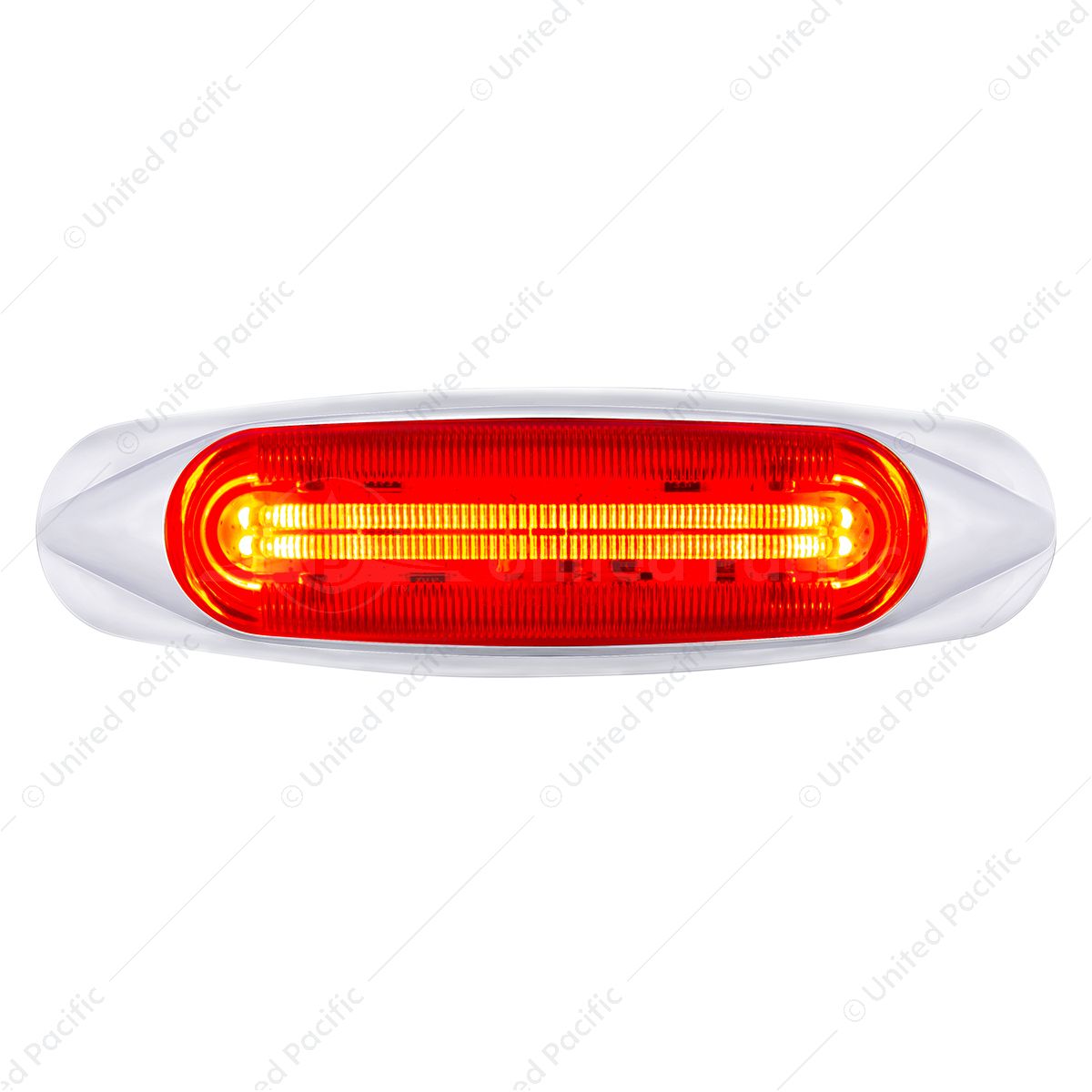 4 LED LIGHTTRACK Light (Clearance/Marker) - Red LED/Red Lens