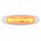 4 LED LIGHTTRACK Light (Clearance/Marker) - Amber LED/Clear Lens
