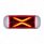 4 LED Saber Rectangular Marker Light With Red Lens