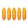 6 Amber LED Cab Lights For 2008-2017 Freightliner Cascadia - Amber Lens (5-Pack)