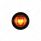 2 LED 3/4" Mini Light (Clearance/Marker) With Rubber Grommet - Amber LED/Amber Lens (Bulk)