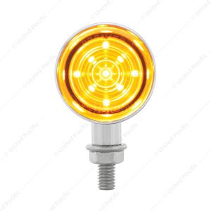 9 LED Dual Function Mini Bullet Light - Amber LED/ Amber Lens