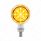 9 LED Dual Function Mini Bullet Light - Amber LED/ Amber Lens