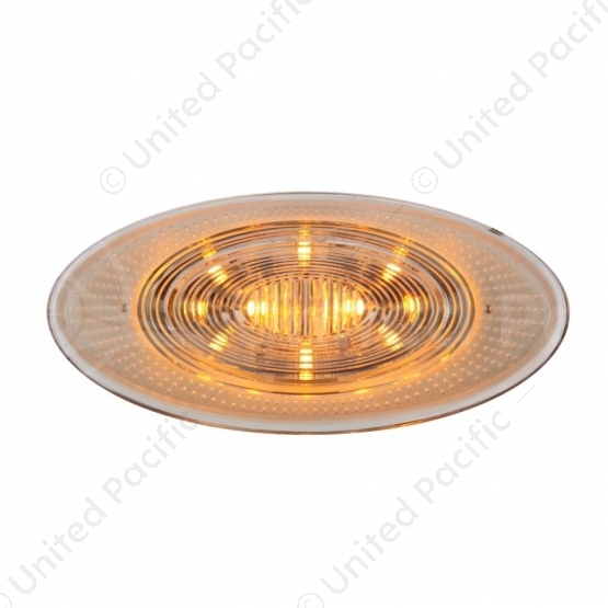 10 LED Fender Parking & Turn Signal Light For Peterbilt 386 (2006-2014) & 387 (2006-2010)-Amber LED/