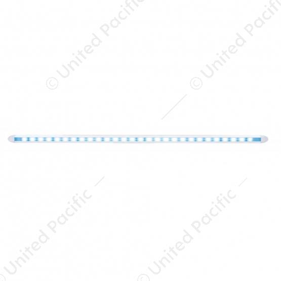 28 LED 12" Slim Light Bar - Blue LED/Clear Lens