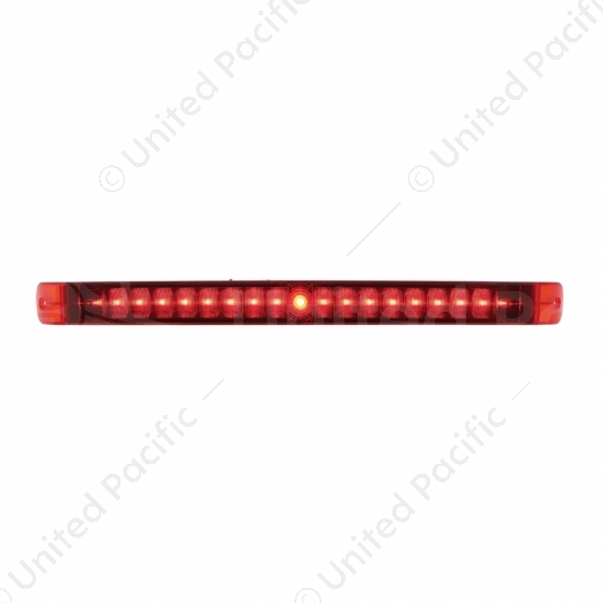 19 LED 17" Light Bar (Stop, Turn & Tail) -Red LED & Lens