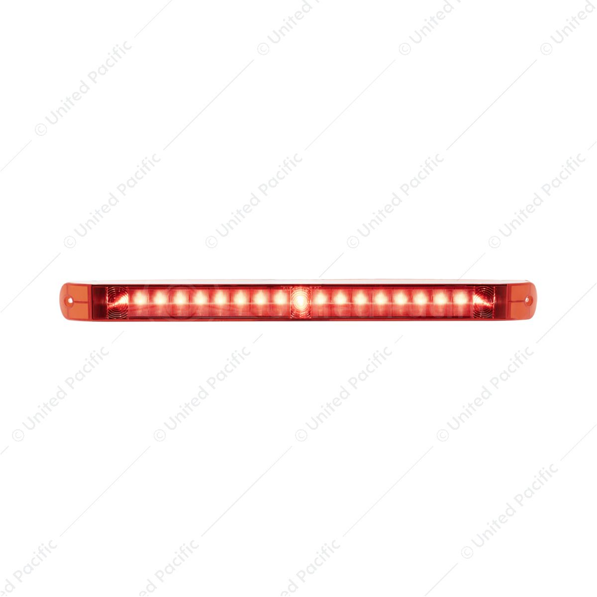 19 LED 17" Light Bar (Stop, Turn & Tail) -Red LED & Lens
