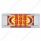 16 LED Reflector Light (Clearance/Marker) With Chrome Bezel - Amber LED/Amber Lens