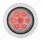 7 LED 4" Round SS Flange Light (Stop, Turn & Tail) - Red LED/Clear Lens