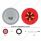 18 LED 4" Round GloLight Kit (Stop, Turn & Tail) - Red LED/Red Lens (Each)
