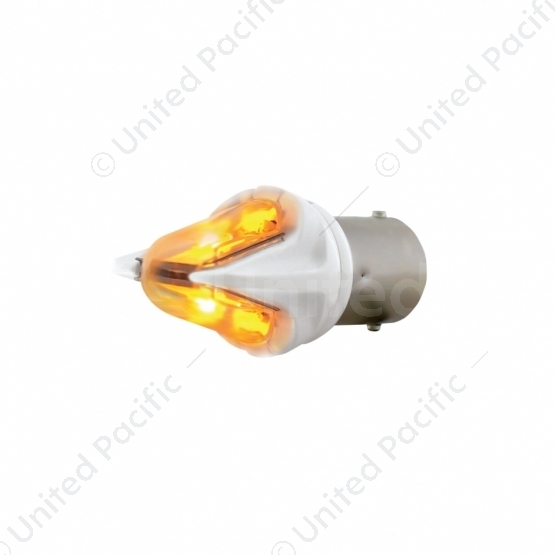 High Power Dual LED 1156 Bulb - Amber