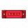 16 LED Rectangular GloLight (Clearance/Marker) - Red LED/ Red Lens (Bulk)