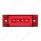 16 LED Rectangular GloLight (Clearance/Marker) - Red LED/ Red Lens