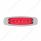 16 LED Rectangular GloLight With Bezel (Clearance/Marker) - Red LED/Red Lens