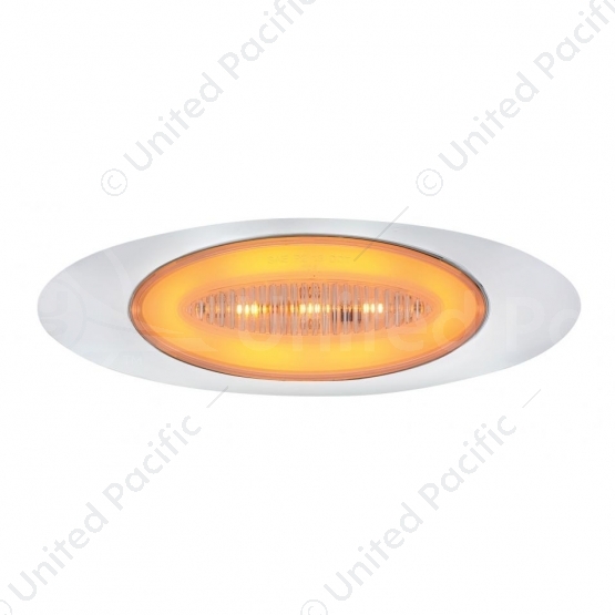 13 LED M1 Millennium GloLight (Clearance/Marker) - Amber LED/Clear Lens