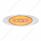 13 LED M1 Millennium GloLight (Clearance/Marker) - Amber LED/Clear Lens