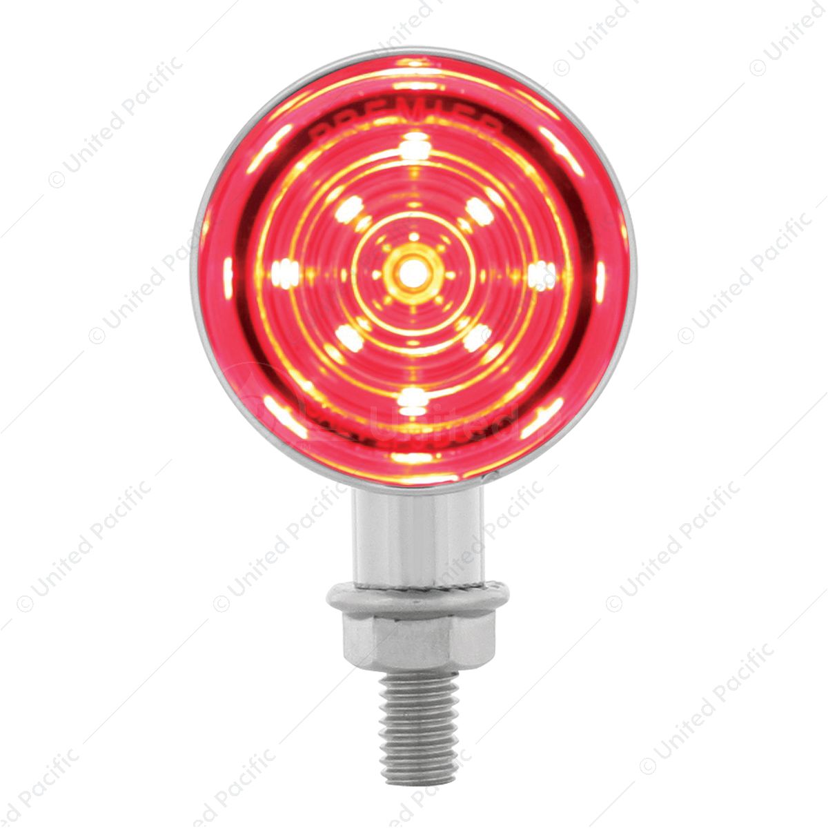 9 LED Mini Bullet Light - Red LED/Red Lens