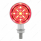 9 LED Mini Bullet Light - Red LED/Red Lens