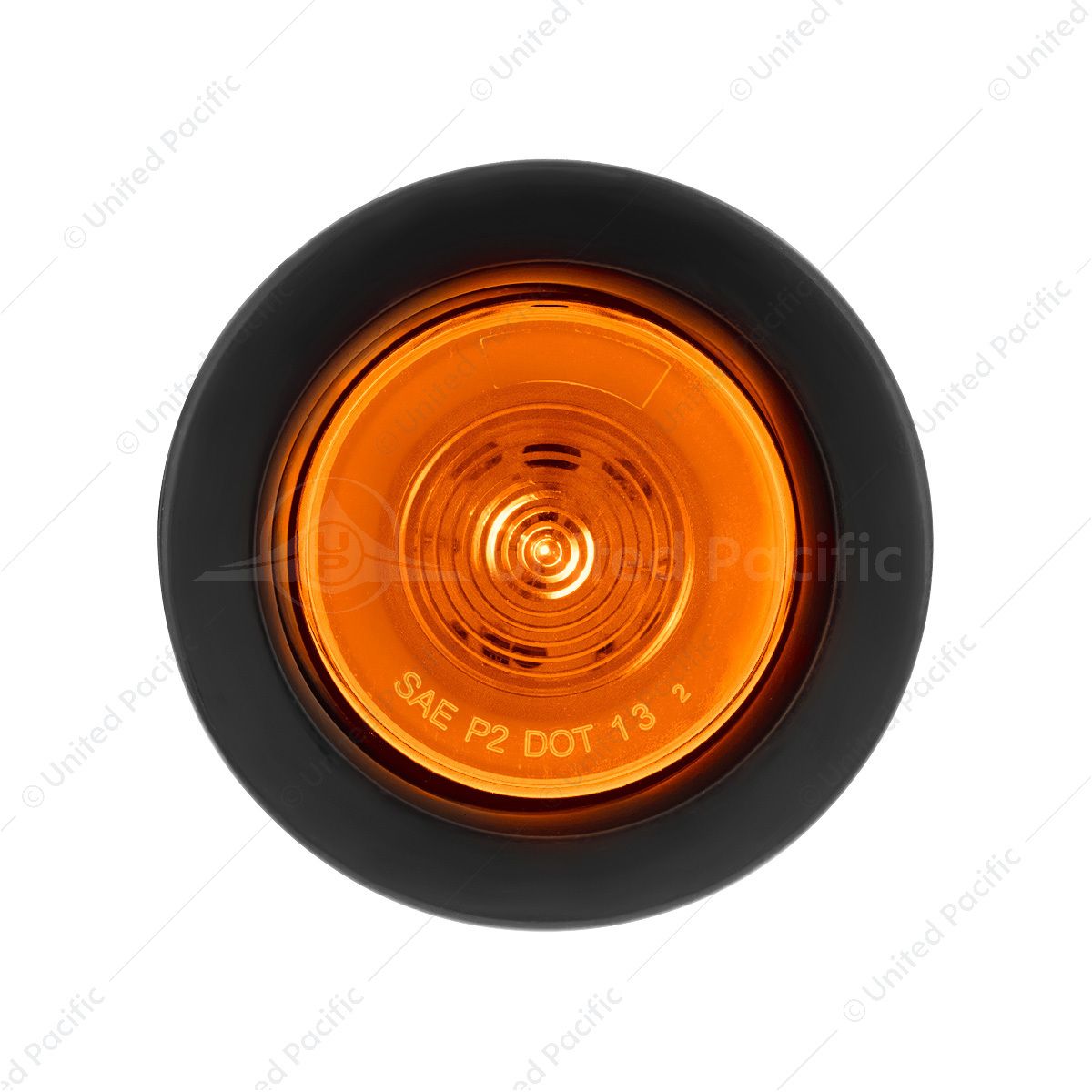 9 LED 2.5" Round GloLight Kit (Clearance/Marker) - Amber LED/Amber Lens
