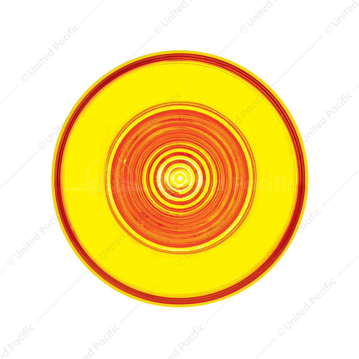 9 LED 2.5" Round GloLight (Clearance/Marker) - Amber LED/Amber Lens