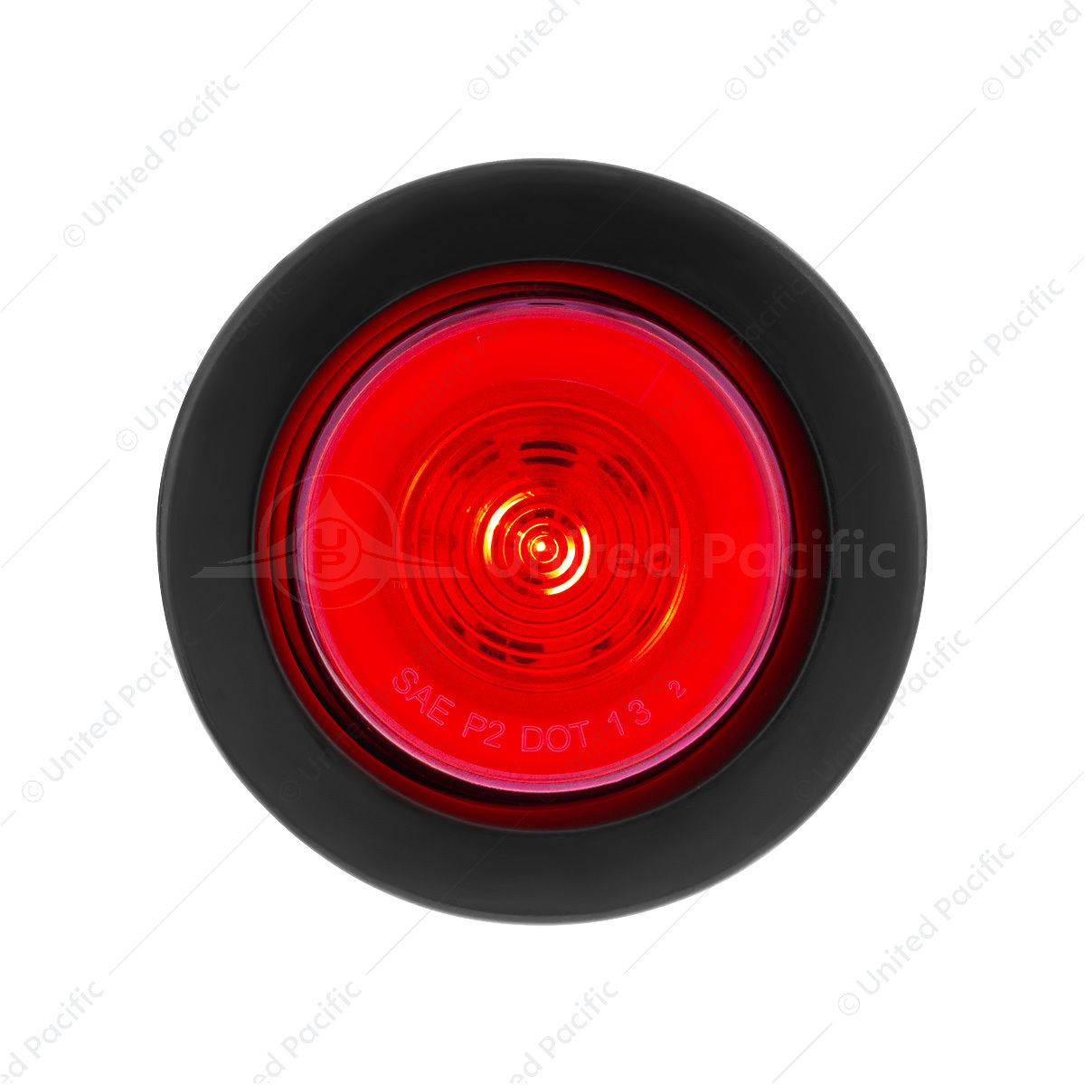 9 LED 2.5" Round GloLight Kit (Clearance/Marker) - Red LED/Red Lens