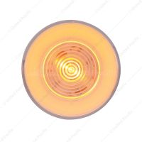9 LED 2-1/2" Round GloLight (Clearance/Marker) - Amber LED/Clear Lens