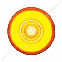 6 LED 2" Round GloLight (Clearance/Marker) - Amber LED/Amber Lens