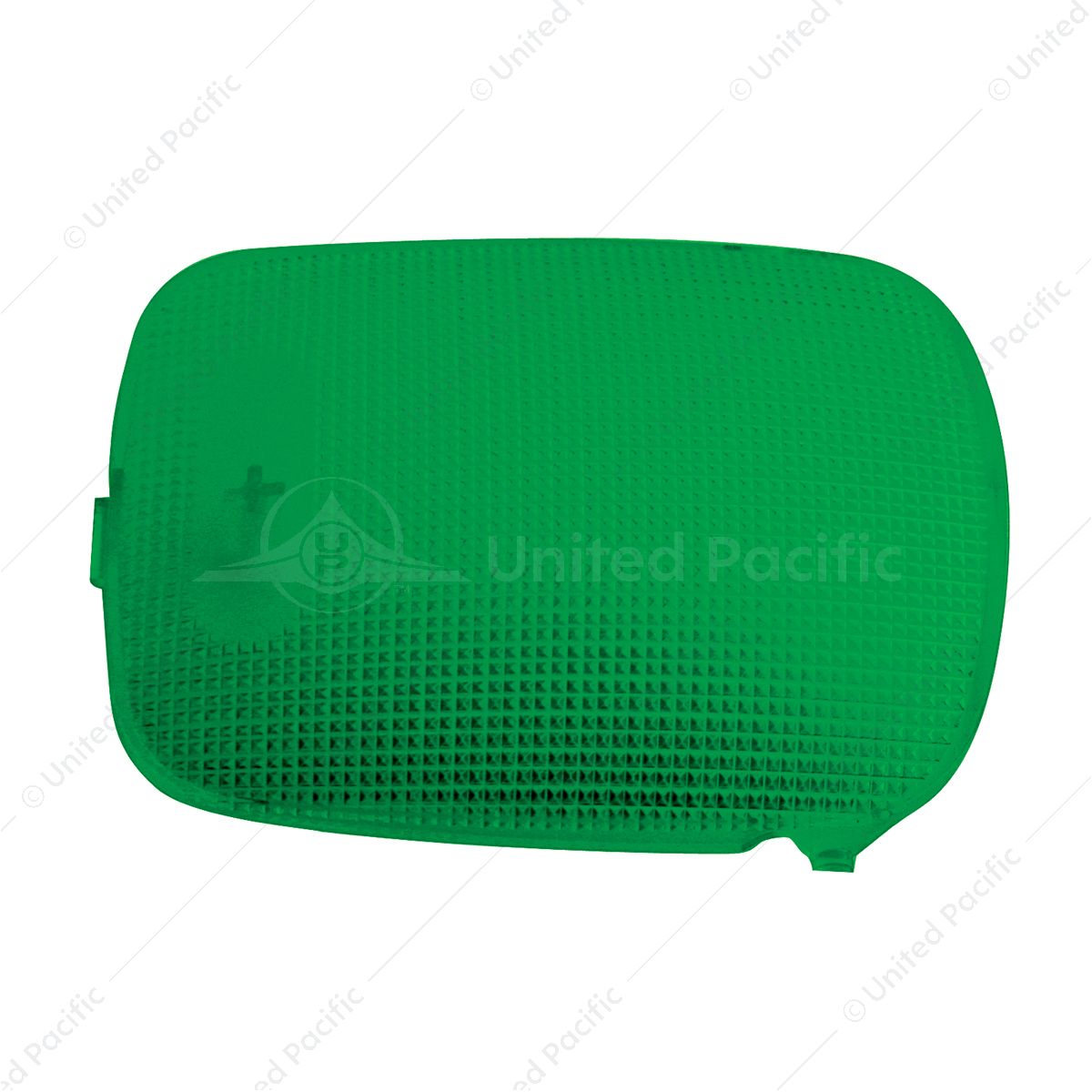 Rectangular Dome Light Lens For 2006+ Peterbilt - Green