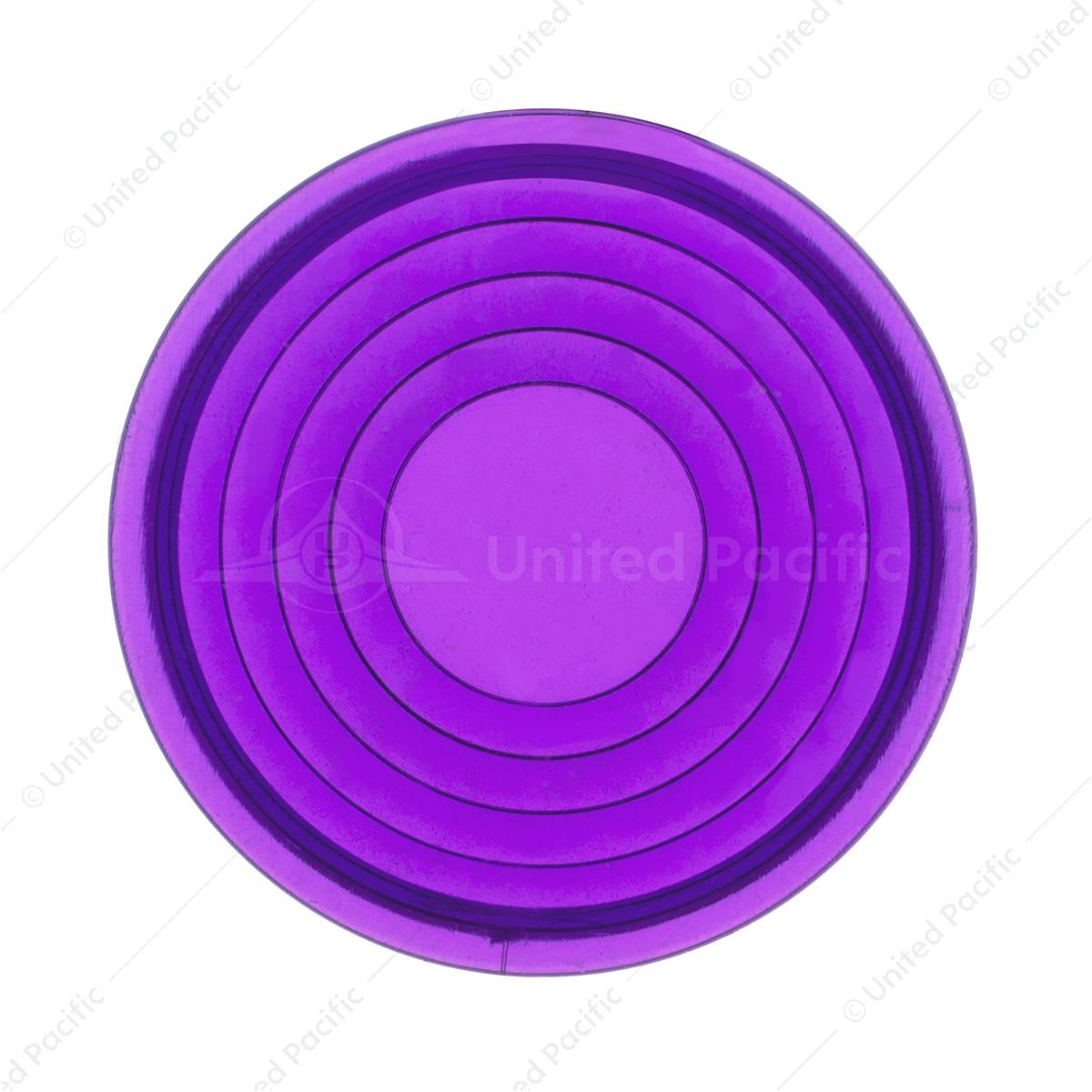 Round Map Light Lens For 2006+ Peterbilt - Purple