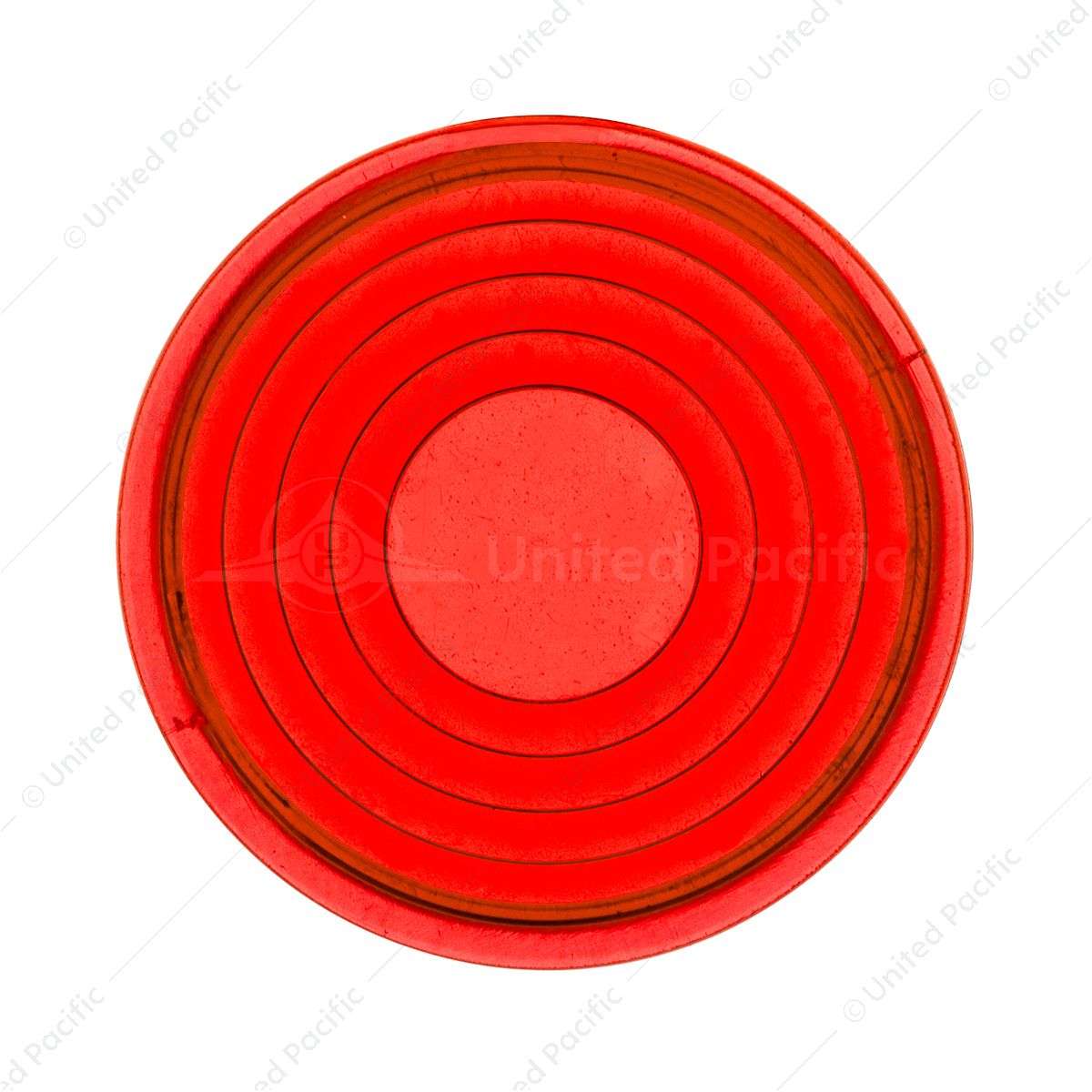 Round Map Light Lens For 2006+ Peterbilt - Red