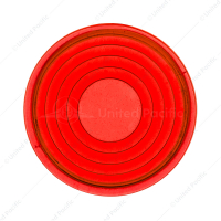 Round Map Light Lens For 2006+ Peterbilt - Red