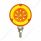 54 LED Single Stud Double Face GloLight (Turn Signal) - Amber & Red LED/Amber & Red Lens