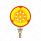 54 LED Single Stud Double Face GloLight (Turn Signal) - Amber & Red LED/Clear Lens