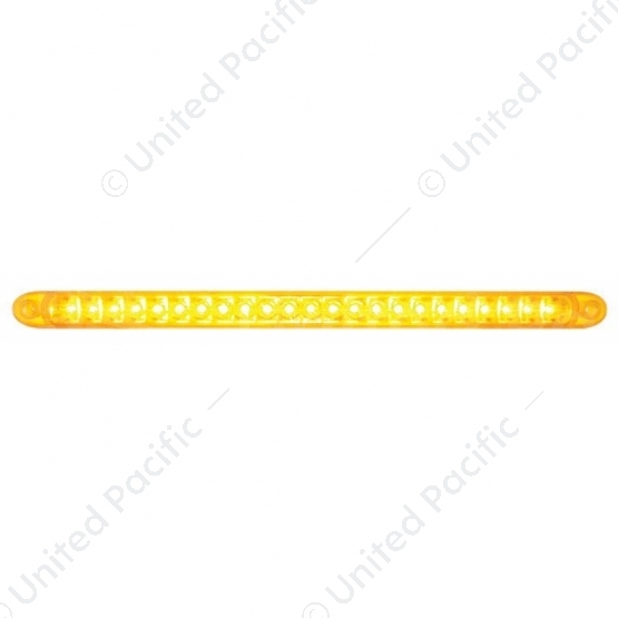 23 SMD LED 17-1/4" Reflector Turn Signal Light Bar Only - Amber LED/Amber Lens (Bulk)