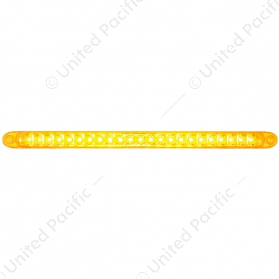 23 SMD LED 17-1/4" Reflector Turn Signal Light Bar Only - Amber LED/Amber Lens
