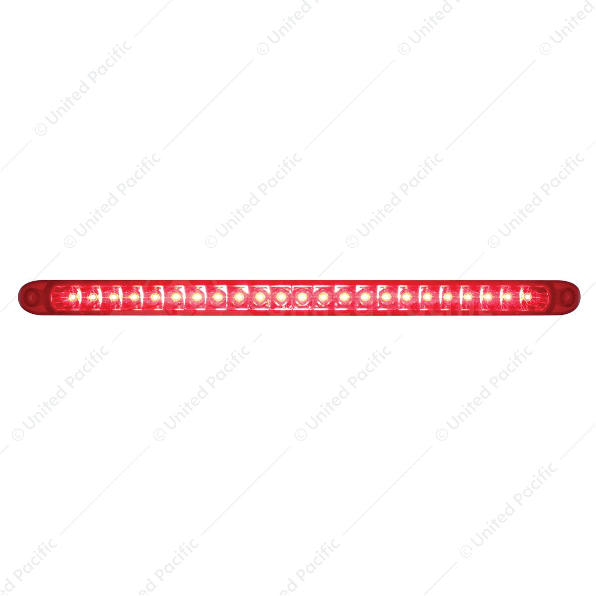 23 SMD LED 17-1/4" Reflector Light Bar Only (Stop, Turn & Tail) - Red LED/Red Lens (Bulk)